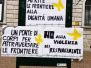 Un ponte di corpi - Stop ai respingimenti dei migranti. Flashmob anche a  Lecco (06.03.2021) - Foto Luciana Venturini e Maria Luigia Longo