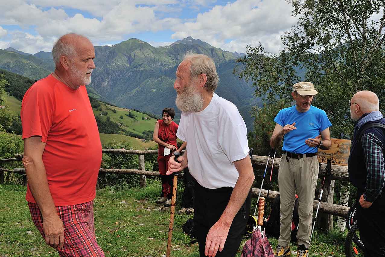 Carlo Viganò (Alpino di Calolzio) e Mario Curnis (Alpinista)